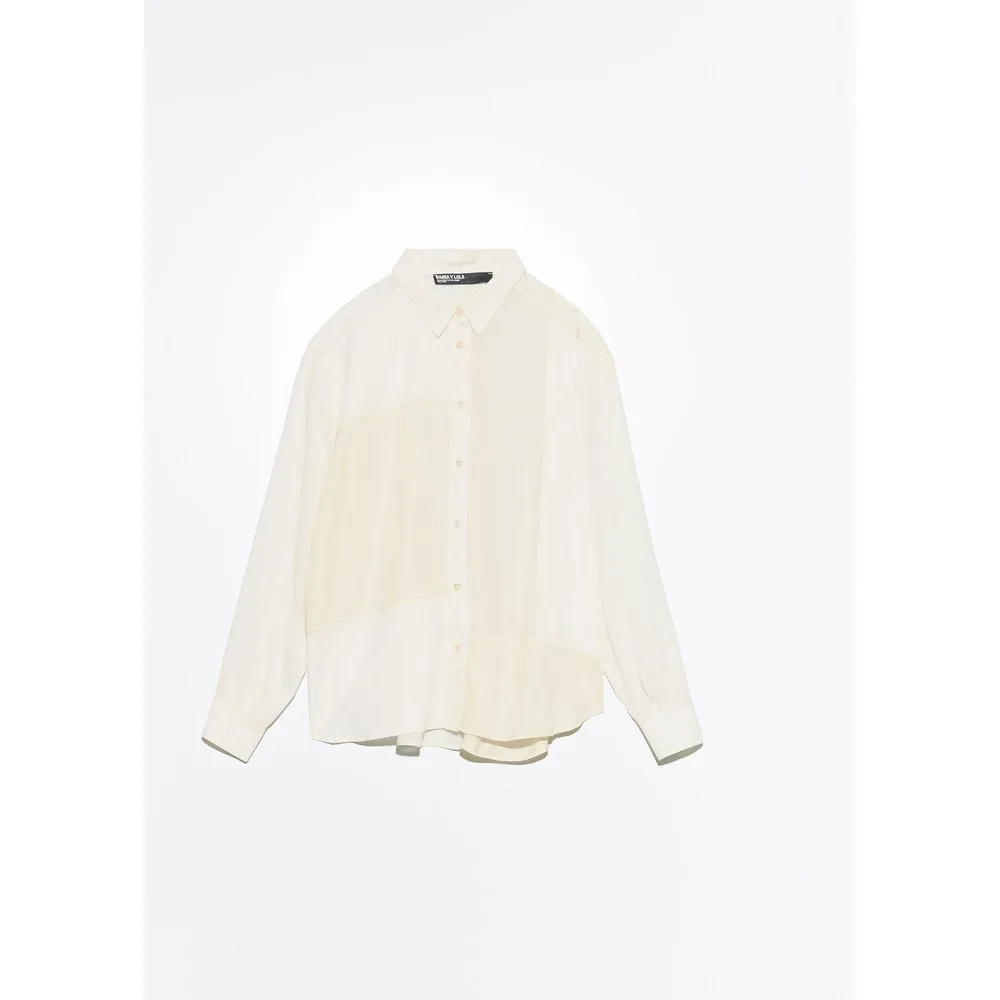 Camisa de mujer patchwork recta - Bimba y Lola - FashionsVida