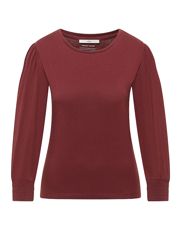 Langarmshirt dunkelrot 38 Damen - LANIUS - FashionsVida