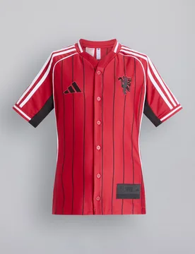Manchester United x Kids US Pack Shirt Red 9-10Y - Adidas - FashionsVida