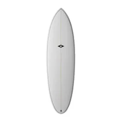 Planche De Surf Elements Hybrid 6´4´´ White 193 cm unisex