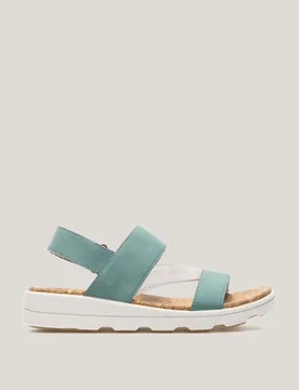 Rylie Riptape Flatform Open Toe Sandals Light Green female - Regatta - FashionsVida
