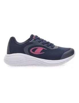 Sneakers blu con logo rosa in mesh traspirante SYPHON ENGAGE MESH G GS 36 - Champion - FashionsVida