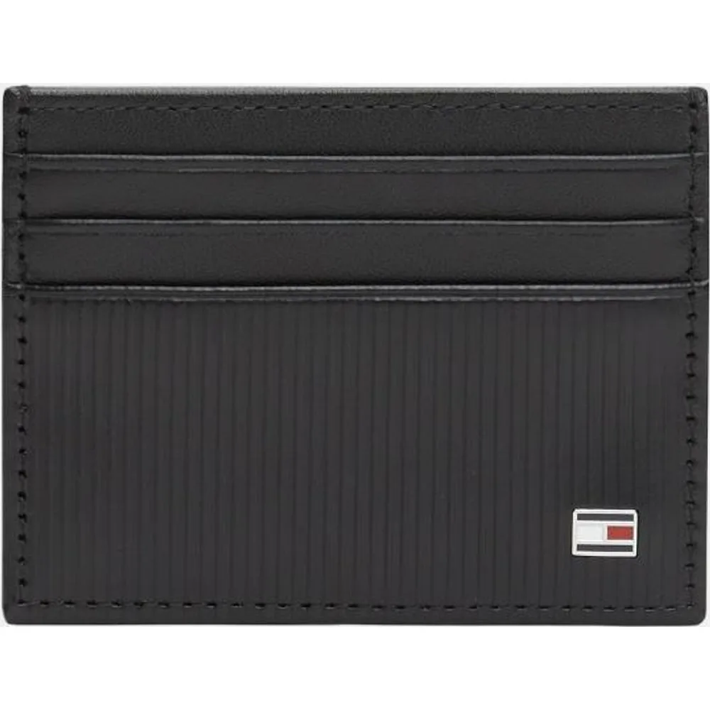 Tarjetero de hombre en piel con logotipo - Tommy Hilfiger - FashionsVida