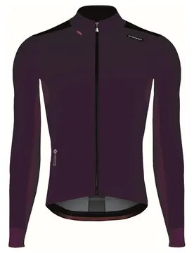Giacca Dena Gore-tex Infinium™ Windstopper® Wine / Black - Etxeondo - FashionsVida