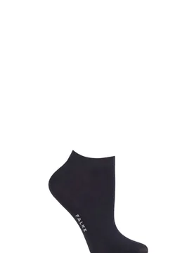 Women's 1 Pair Fine Softness Modal Trainer Socks Dark Navy 5.5-8 Ladies - Blue - Size: Small - Falke - FashionsVida
