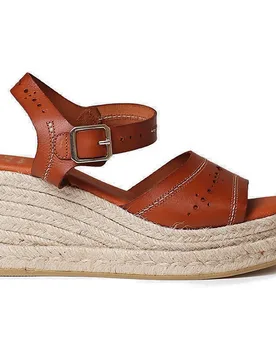 Sandali Con Zeppa In Esparto Haide Leather EU 37 - Toni Pons - FashionsVida