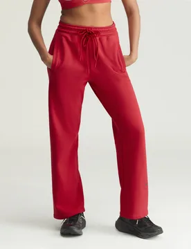 Pantaloni by Stella McCartney Straight Leg L Soft Carmine - Adidas - FashionsVida