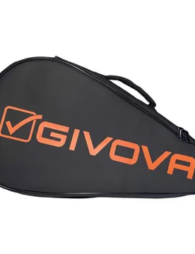Padel Racket Bag Black / Fluorescent Orange One Size - Givova - FashionsVida