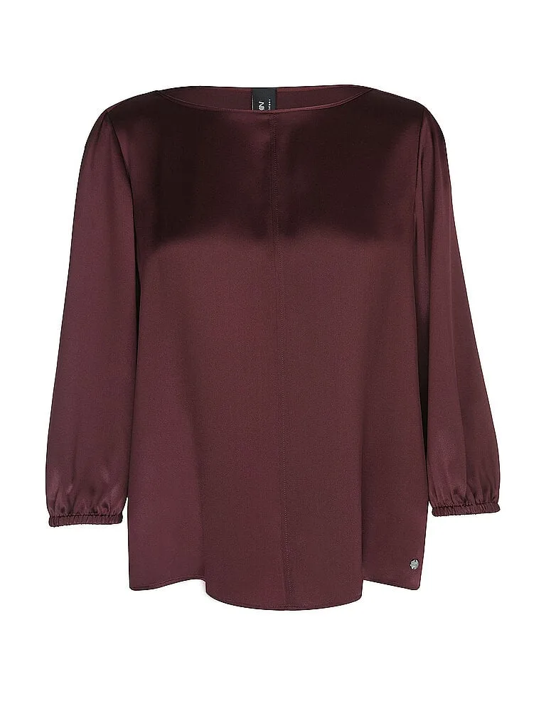 CAIN Seidenbluse dunkelrot 34 Damen - Marc - FashionsVida
