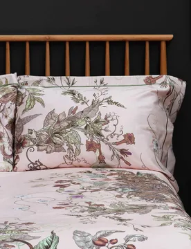 Pack Pure Cotton Sateen Opera Botanica Oxford Pillowcases Light Pink Mix - Timorous Beasties - FashionsVida