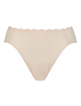Women's 1 Pack Sloggi Zero Feel Bliss High Leg Briefs Puff Pink Small - Pink - Size: Small - SockShop - FashionsVida