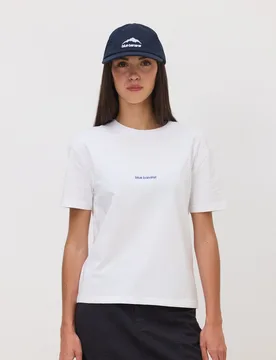 Camiseta de mujer de algodón orgánico reef blanca - Blue Banana - FashionsVida