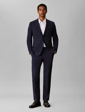 Pantalón de traje Hombre slim bird´s eye - Calvin Klein - FashionsVida