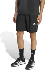 Essentials Base 3 Stripes Woven Shorts Black male