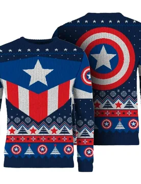 Pull De Noël Captain America Multicolour XL unisex - Aaa Merchandise - FashionsVida