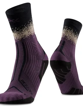 Calzini Crew Trailrun Terraskin Perform Deep Purple / X Black / Sand EU 35-38 - X-SOCKS - FashionsVida