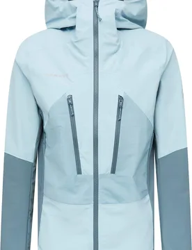 Veste de montagne hybride résistante - Aenergy Pro SO Hybrid Hooded Jacket Men Nebla Strata en Softshell - Taille L - Gris - Mammut - FashionsVida