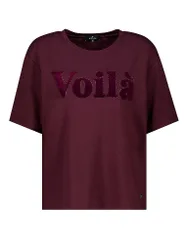 T-Shirt dunkelrot 38 damen