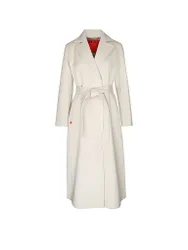 Cappotto in lana MCOLONGRUND crema 32