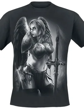 T-Shirt - Valkyrie III - S bis 5XL - für Männer - Größe 3XL - schwarz - Männer - male - Toxic Angel - FashionsVida