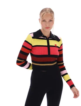 Lar Zip Up Long Sleeved Top - XS - FILA - FashionsVida