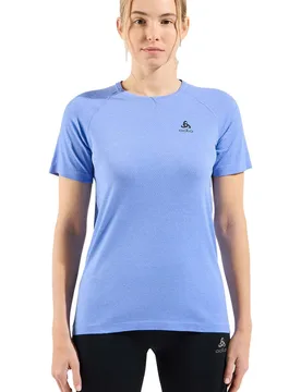 Essential seamless camiseta montaña manga corta mujer Azul (M) - Odlo - FashionsVida
