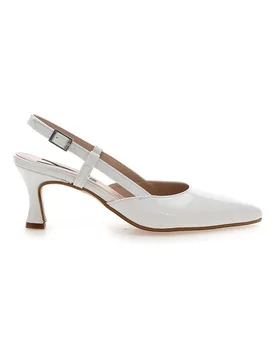 Décolleté bianche slingback Made in Italy Pittarello 4394 37 - PITTARELLO VERA - FashionsVida