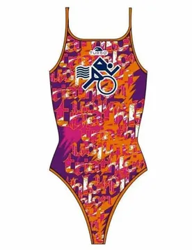 Multi Triahtlon Swimsuit Orange / Pink 3XL Women - TURBO - FashionsVida