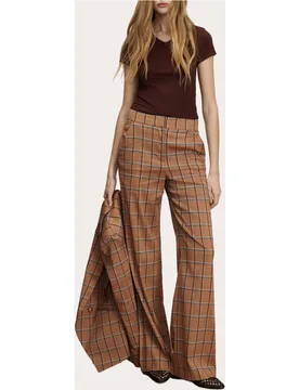 Pantalón Tonelli de cuadros - Veronica Beard - FashionsVida
