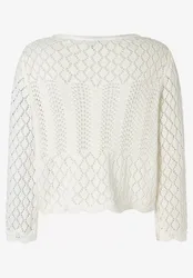 Ajour Pullover, 3/4 Sleeve female