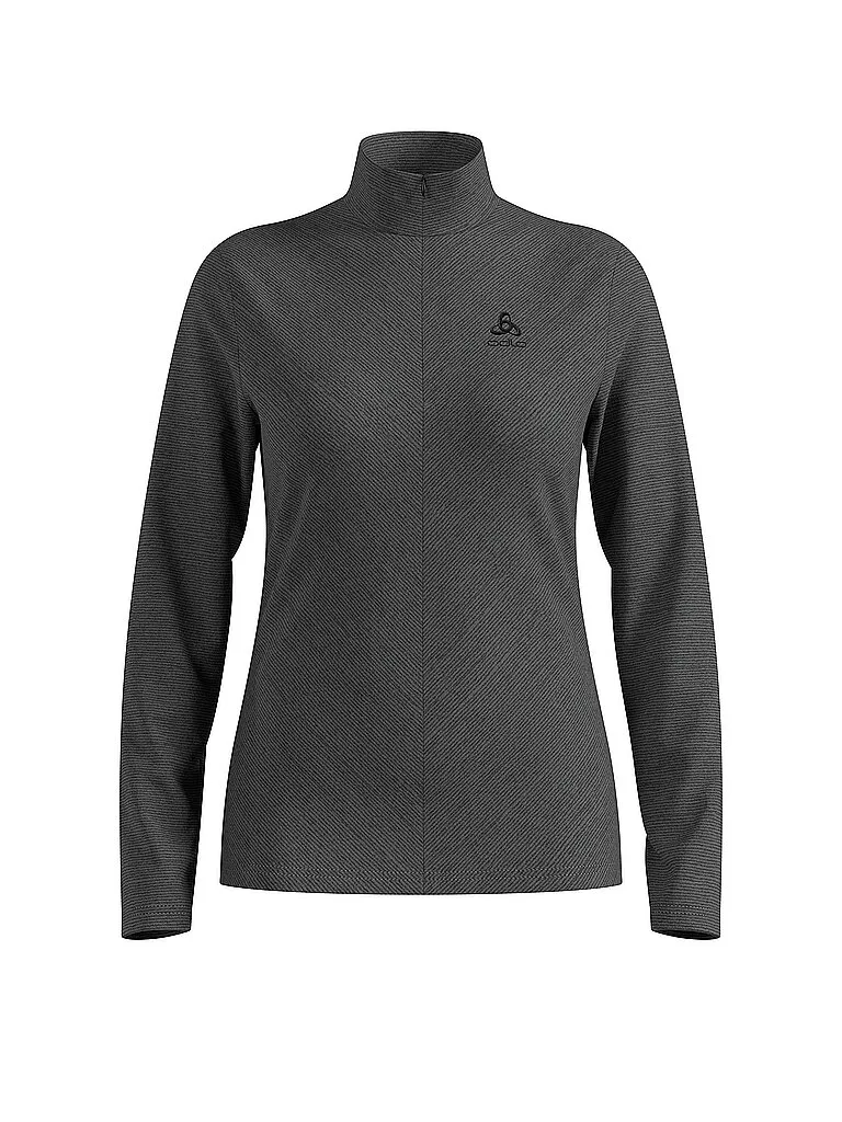 Maglia Intima Zip Donna Roy nero M - Odlo - FashionsVida