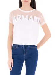 T-shirt girocollo BIANCO S