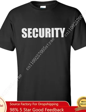 Security | Event Safety Guard Two Side Print Black w/Tall Sizes Unisex T-Shirt - Aliexpress - FashionsVida