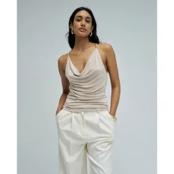 Top con lurex de mujer