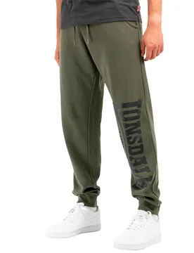 Joggers Logo Large Olive / Black M - Lonsdale - FashionsVida