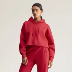 Felpa con cappuccio by Stella McCartney Sportswear Cropped 2XS Soft Carmine