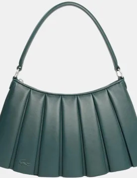 Bolso unisex de piel mediano lenglen runway en negro - Lacoste - FashionsVida