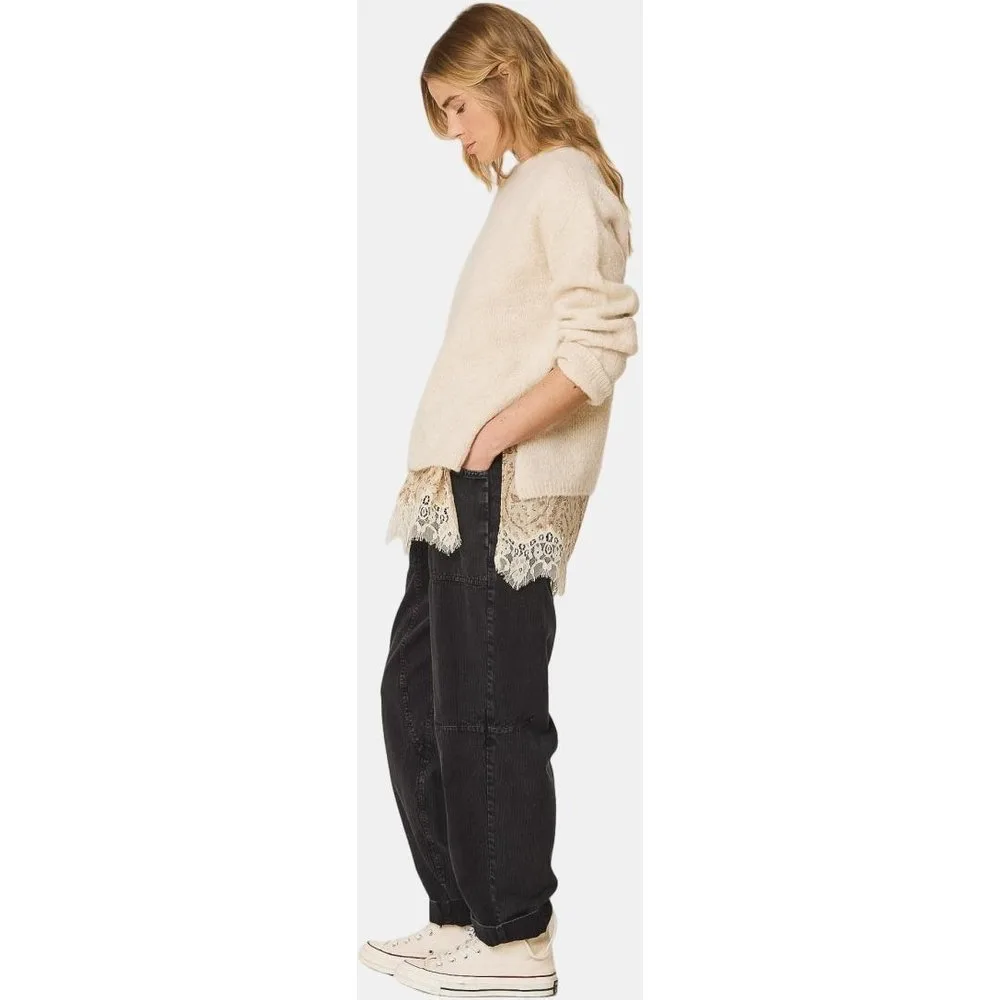 Indi & Cold - Jersey de mujer mohair cuello caja - Indi & Cold - FashionsVida