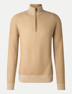 Schurwoll-Kaschmir-Troyer DWAYNE 820-light maple XL - Bogner - FashionsVida