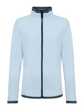 Weird Fish Ariana Full Zip Grid Fleece Size 16 - offers all-offers offers womens-offers women women all-womens women fleeces - Cool Blue - FashionsVida