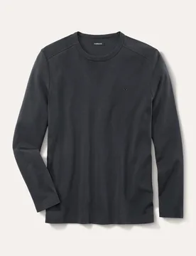 Langarm Zu schade für Drunter-Shirt, noch offen: Größenlauf, Farbe Grau, 58/60, reine Baumwolle atmungsaktiv Herren - Walbusch - FashionsVida