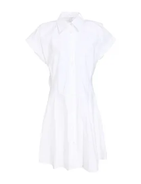 Midi-Kleid Damen Weiß 34,36,40 Damen - 19.70 NINETEEN SEVENTY - FashionsVida