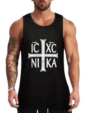IC XC NI KA Jesus Christogram Cross Orthodox Eastern Christian Graphic Tank Top Classic Fit Undershirt Everyday Wear - Aliexpress - FashionsVida