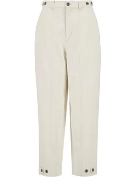 Pantalones vaqueros rectos de mujer con trabillas en cintura y sistema de ajuste trasero - Barbour - FashionsVida