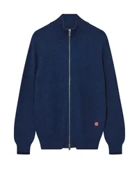 MMGIan Indigo Zip Cardigan male