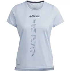 Terrex Agravic Trail Running Laufshirt Damen Blau Gr. XS