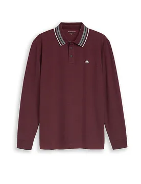 Poloshirt rot M herren - Tom tailor - FashionsVida