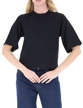 Pinko T-shirt girocollo NERO XS - PINKO - FashionsVida