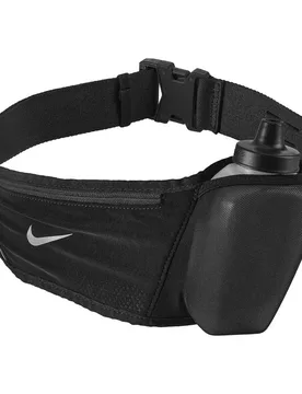 Flex Stride Bottle Waist Bag Black / Black / Silver One Size unisex - Nike Accessories - FashionsVida