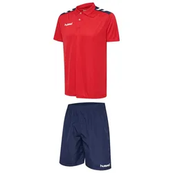 Ensemble à Manches Courtes Academy True Red M Homme